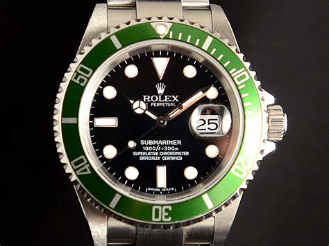 movimento rolex submariner ghiera verde